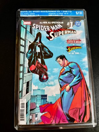 Comic USA Spider-Man Superman 1 Pichelli Soft Slab