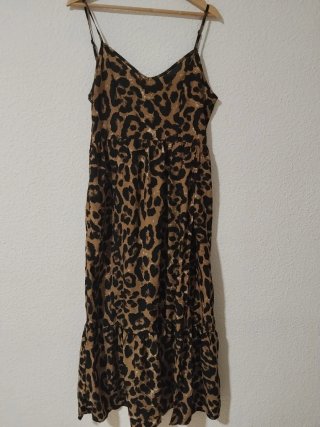 Vestido Verano Fiesta Animal Print Talla M