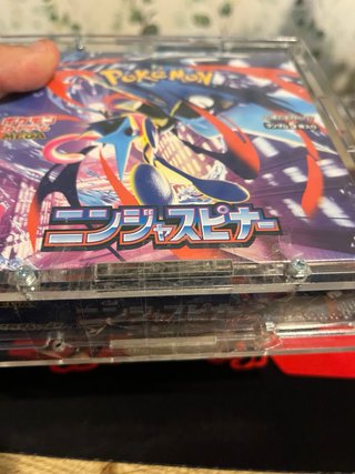 Pokemon Ninja Spinner Caja Protectora incluido