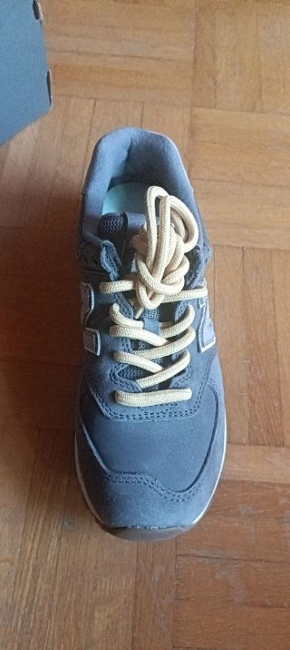New Balance 38 Gris/amarillo