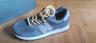 New Balance 38 Gris/amarillo