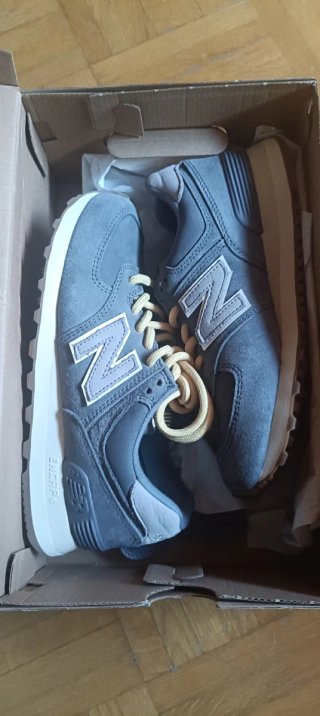 New Balance 38 Gris/amarillo