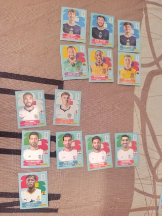 Cromos del Mundial 10 x 3€