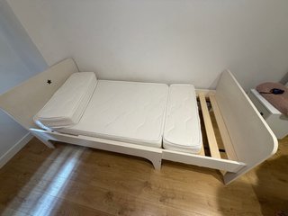 Cama infantil evolutiva + cajón baúl