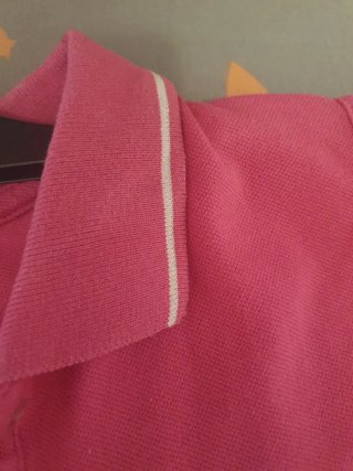 Polo sin mangas Lotto rosa