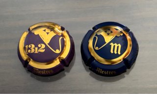 Chapas de Cava Mestres (2 unidades)