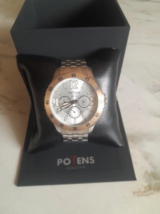 Reloj Potens World Time Gris