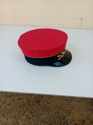 Gorra plato ADIF ferroviaria