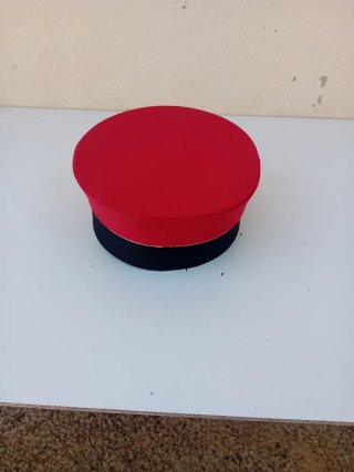 Gorra plato ADIF ferroviaria