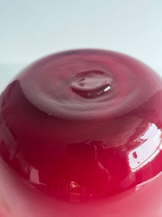 Vaso Fazzoletto Murano Rosso Rubino