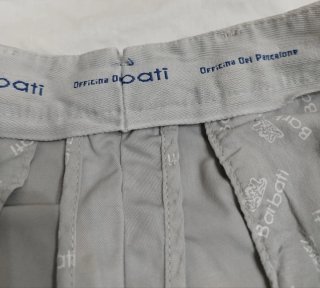 Pantaloni Barbati Uomo Tg 48 Grigio