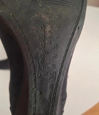 Botines Zara con cordones negros