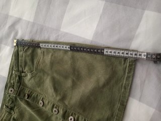 Minifalda vaquera verde