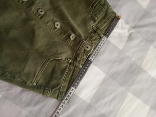 Minifalda vaquera verde