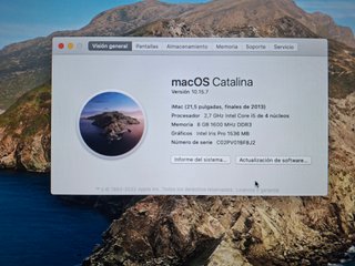 iMac 21,5 Catalina 2013