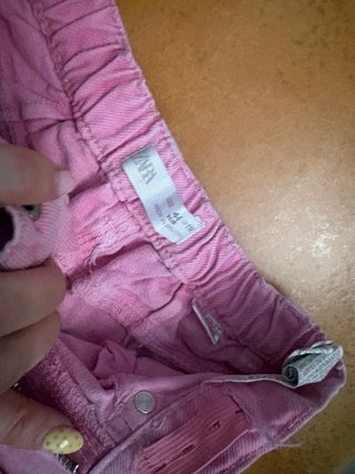 Pantalón corto vaquero rosa
