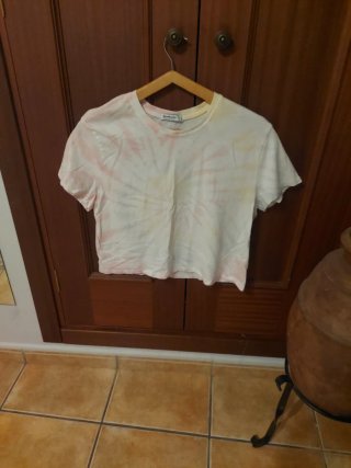 Camiseta Stradivarius tie-dye Talla M