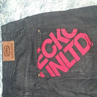 Ecko Unltd Jeans Baggy Negros