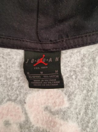 Sudadera Jordan niño negra multicolor