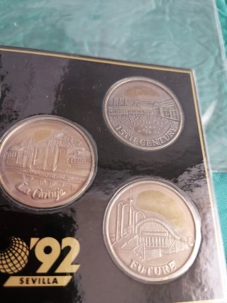 Expo 92 Sevilla 5 Monedas Conmemorativas