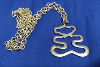 Collar estilo Tous Plateado