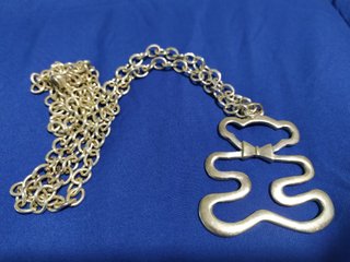 Collar estilo Tous Plateado