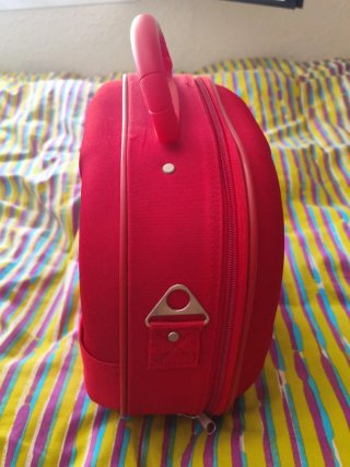 Neceser de viaje rojo