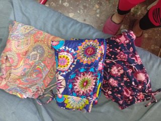 3 pantalones estampados ligeros
