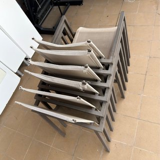 Mesa de acero y cristal extensible 2,40m