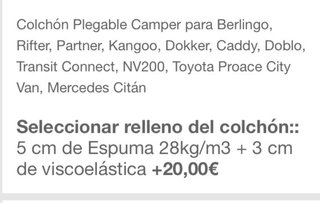 Mueble camper Partner/Berlingo/Proace City