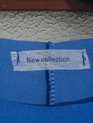 Abito elegante donna blu elettrico