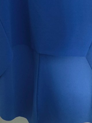 Abito elegante donna blu elettrico