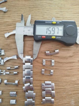 Lote eslabones acero inoxidable relojes