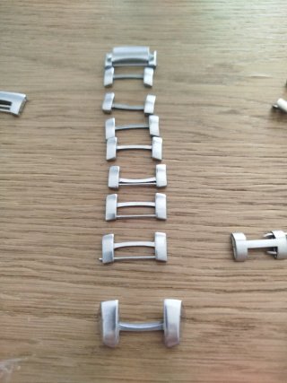 Lote eslabones acero inoxidable relojes