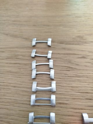 Lote eslabones acero inoxidable relojes