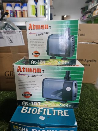 Bomba de agua Atman AT-104 y AT-107. AT-101.