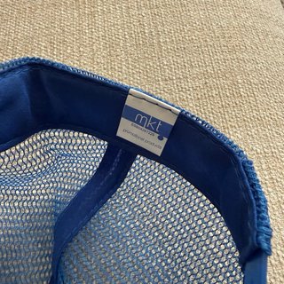 Gorra Vintage Unisex azul y blanca