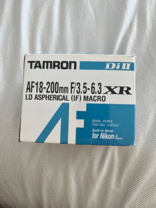 Tamron 18-200mm f/3.5-6.3 XR Di II Nikon