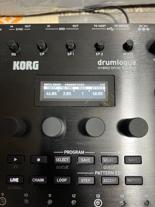 Korg Drumlogue Caja de Ritmos Híbrida