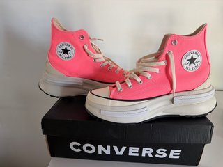 Converse plataforma rosa