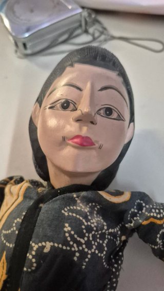 2 Marionetas Wayang Golek Antiguas