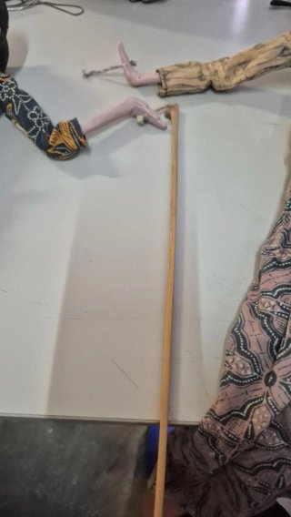 2 Marionetas Wayang Golek Antiguas