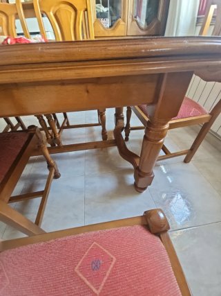 Mesa comedor madera maciza