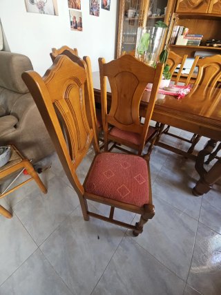 Mesa comedor madera maciza