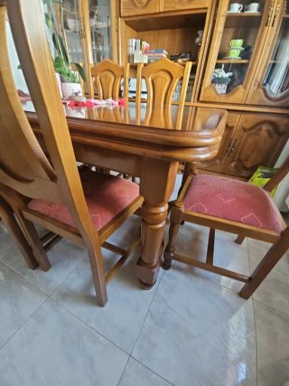 Mesa comedor madera maciza