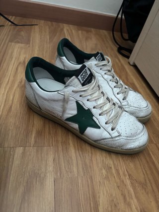 Golden Goose Ballstar ORIGINALES Verde y Blanco