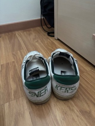 Golden Goose Ballstar ORIGINALES Verde y Blanco