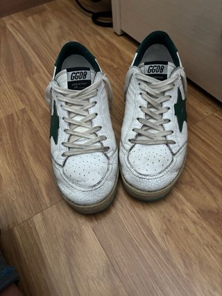 Golden Goose Ballstar ORIGINALES Verde y Blanco