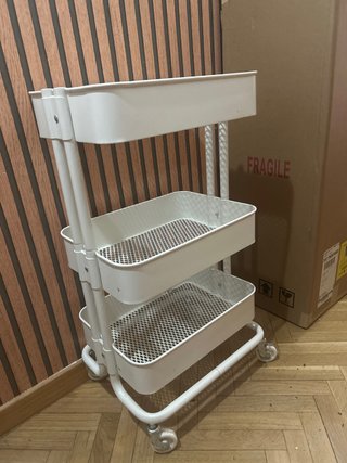 Carro auxiliar 3 baldas Ikea