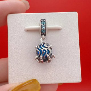 Charm Pandora Pulpo Azul colgante